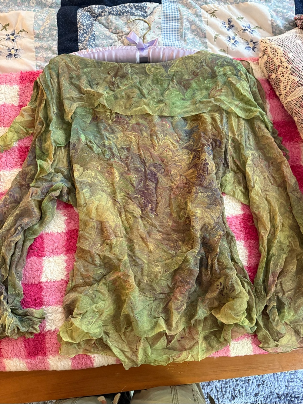 Vintage sheer blouse